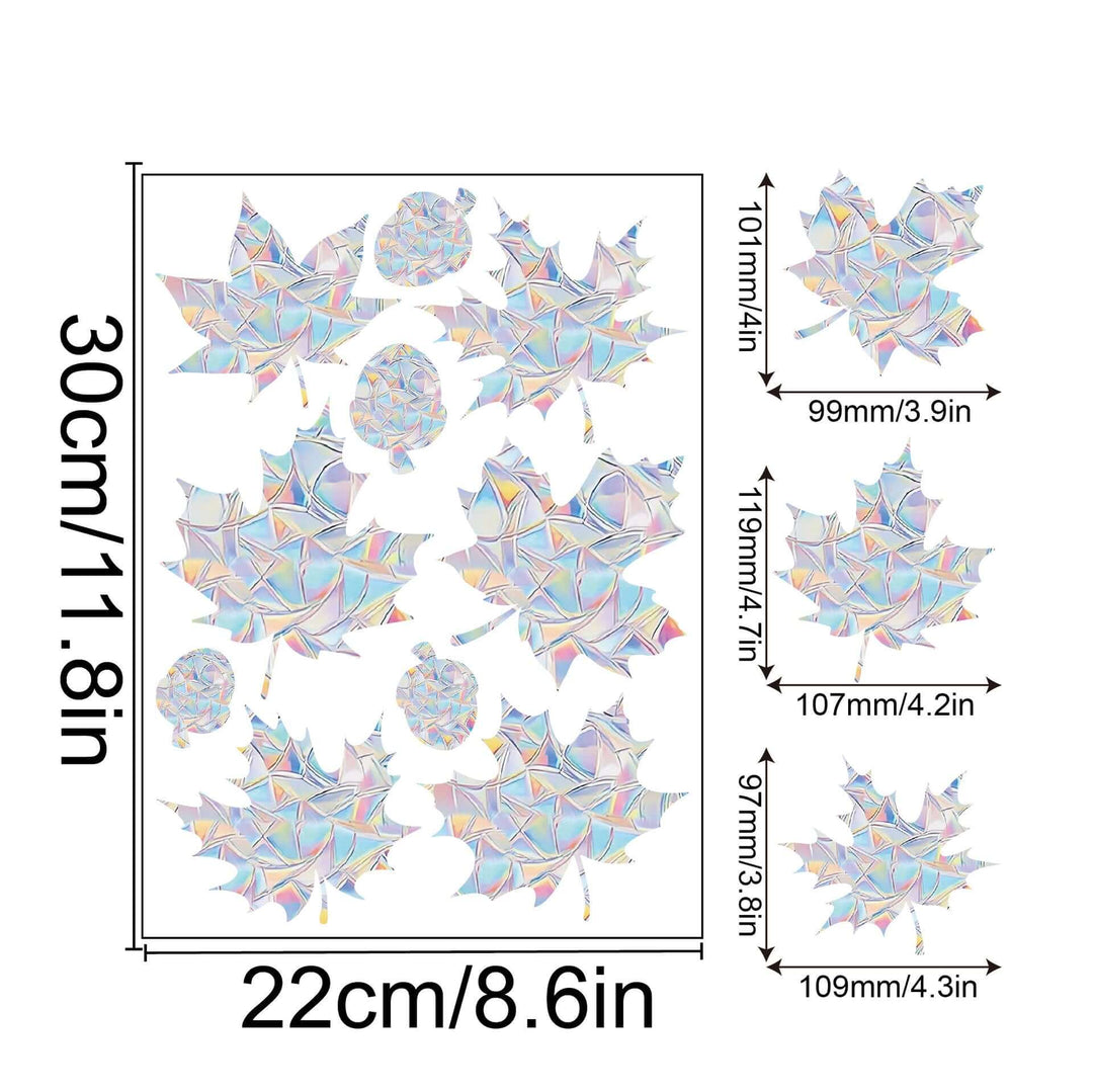 Décoration de fenêtre arc-en-ciel - autocollante, colorée, décorative