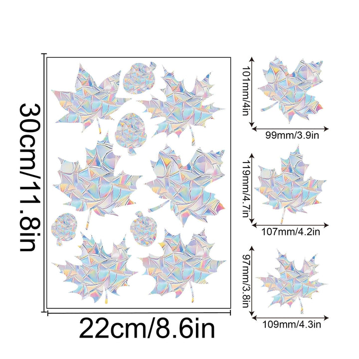 Décoration de fenêtre arc-en-ciel - autocollante, colorée, décorative