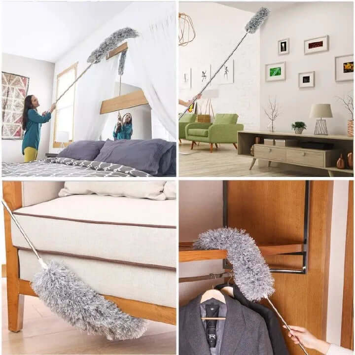 Flexibler Staubentferner mit Teleskopstange