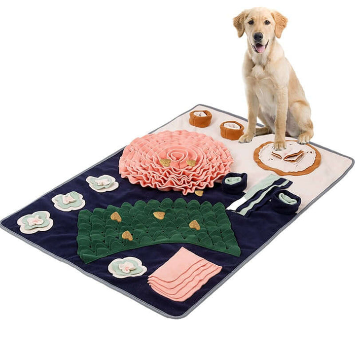 Tapis de reniflage interactif pour chien