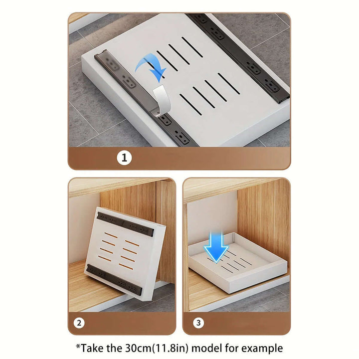 Organisateur d'étagères de cuisine extensible