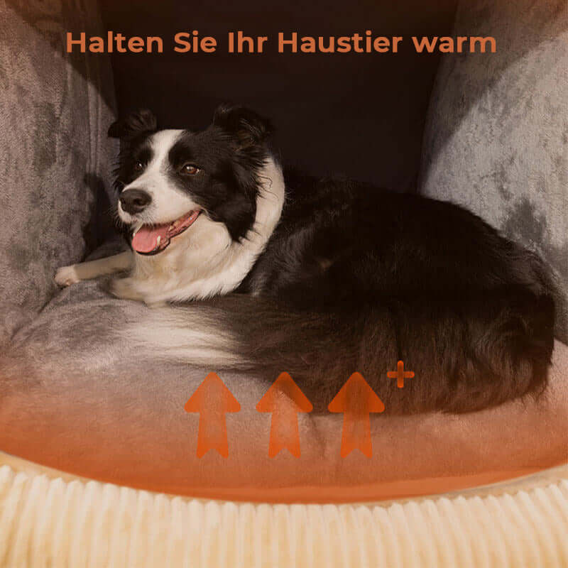 Kuscheliges Hundehöhlen-Zeltbett - Weich & Warm