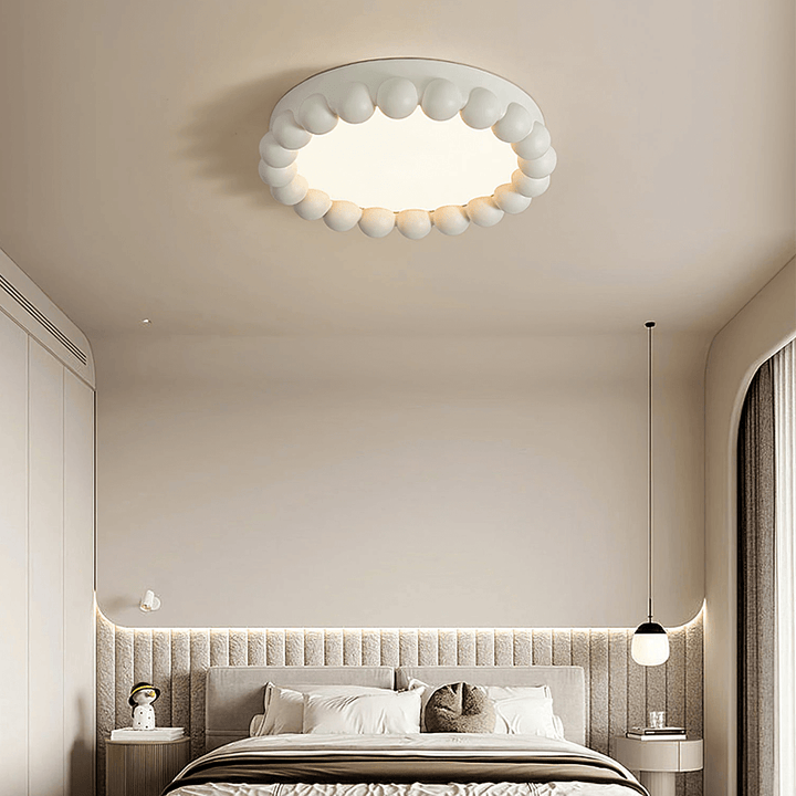 Plafonnier moderne en résine