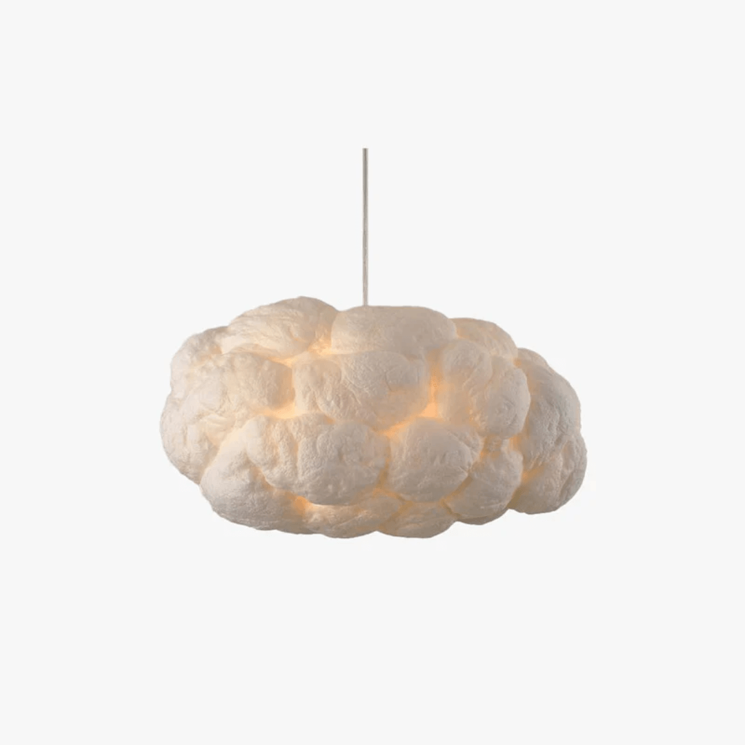 Suspension LED Cloud coton - PVC blanc