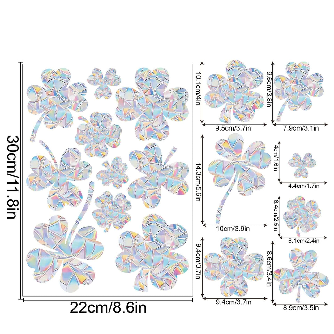 Décoration de fenêtre arc-en-ciel - autocollante, colorée, décorative