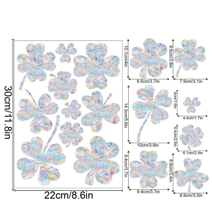 Décoration de fenêtre arc-en-ciel - autocollante, colorée, décorative