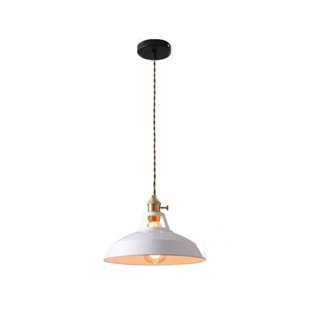Lampe suspendue LED colorée au design moderne en métal