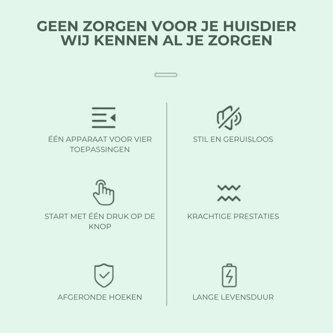 4-in-1 Haustier-Trimmer für Hunde & Katzen