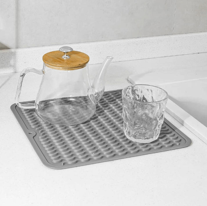 Tapis de séchage en silicone - résistant à la chaleur et durable