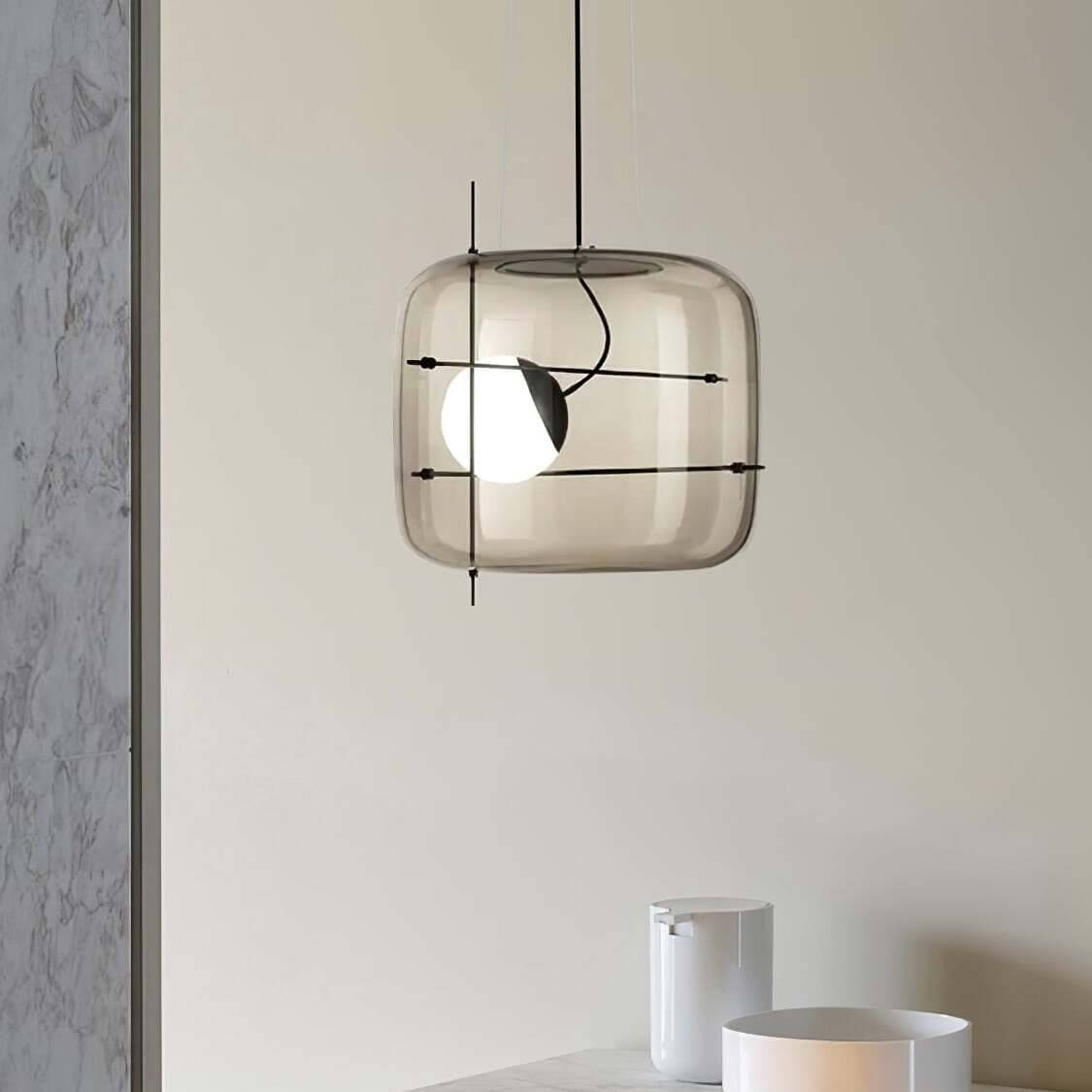 Moderne Glas Pendelleuchte Ø 30cm