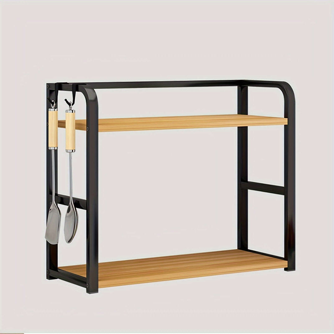 Étagère de cuisine en acier inoxydable, organiseur de support à épices