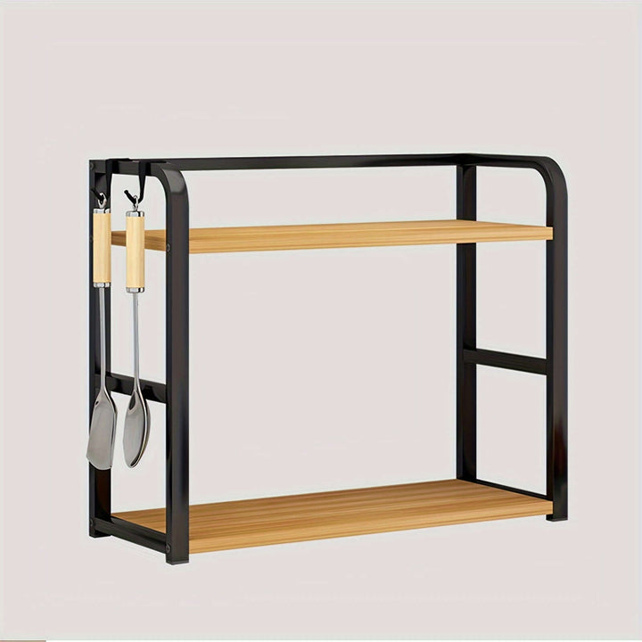 Étagère de cuisine en acier inoxydable, organiseur de support à épices