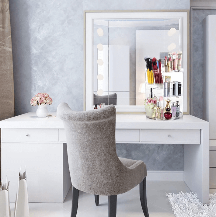 360° Drehbarer Kosmetikorganizer - Make-up Aufbewahrung