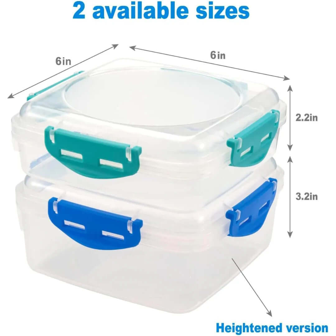 4er Set Auslaufsichere Lunchboxen: Frisch & Sicher