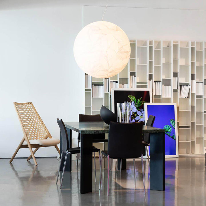 Suspension en soie Moon - design moderne