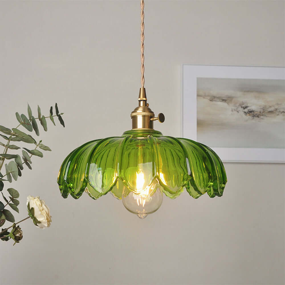 Vintage Glas Hängelampe