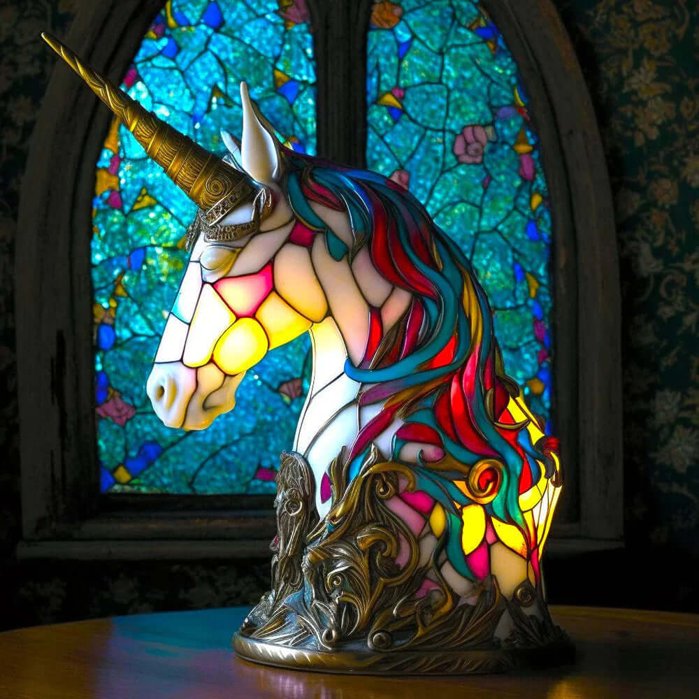 Buntglas Tiffany Tierlampe Nachttischlampe Dekoleuchte