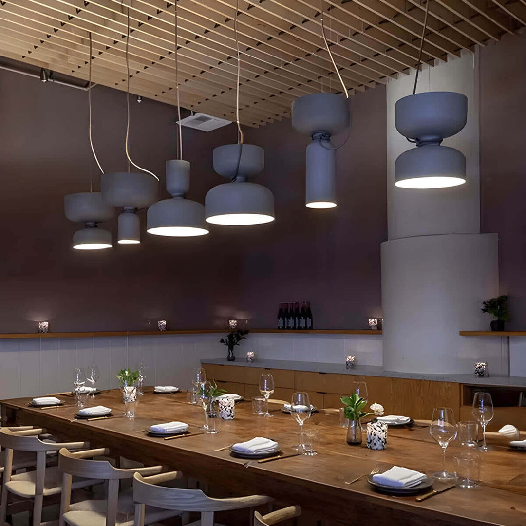 Suspension LED géométrique Design moderne