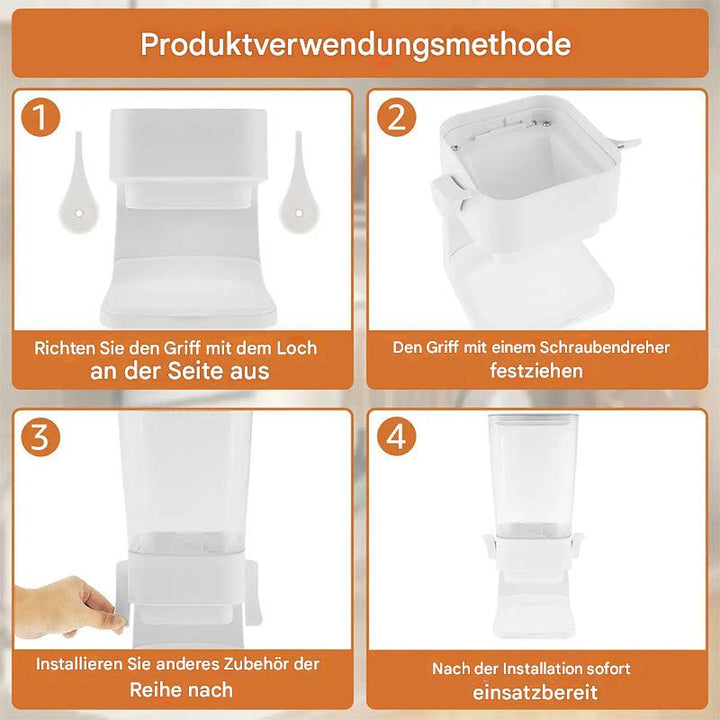 Distributeur de nourriture 5,5 L pour stockage de céréales