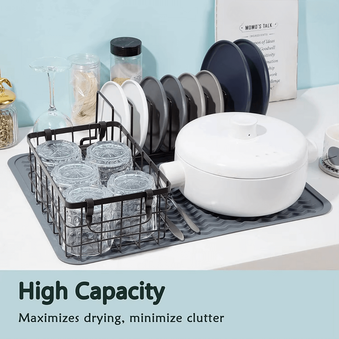 Tapis de séchage en silicone - résistant à la chaleur et polyvalent