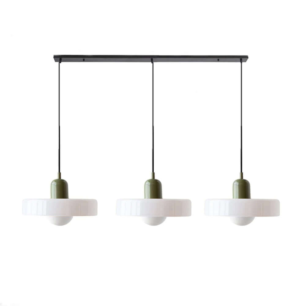 3-köpfige Bauhaus Pendelleuchte