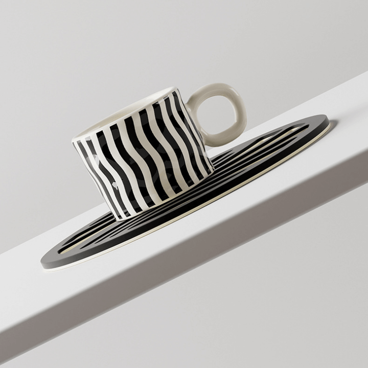 6er Set Hitzeuntersetzer - Modernes Design