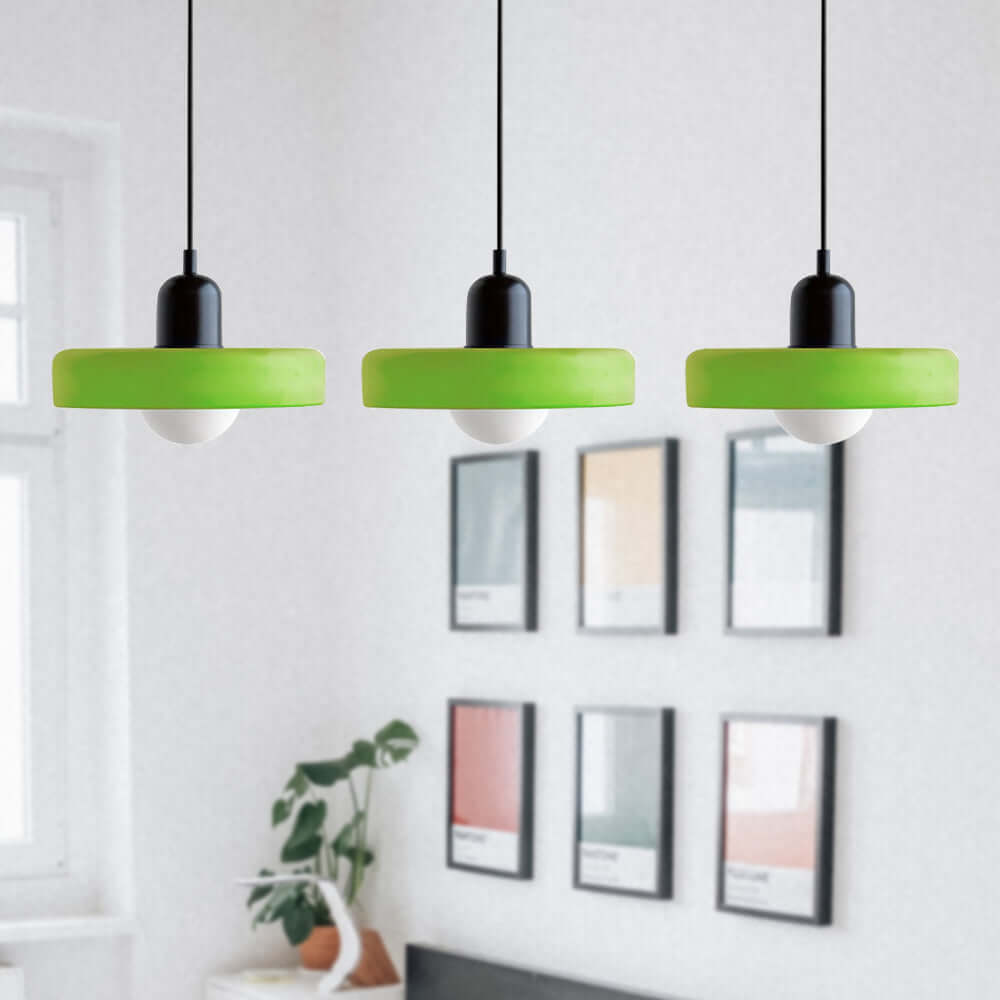 3-köpfige Bauhaus Pendelleuchte