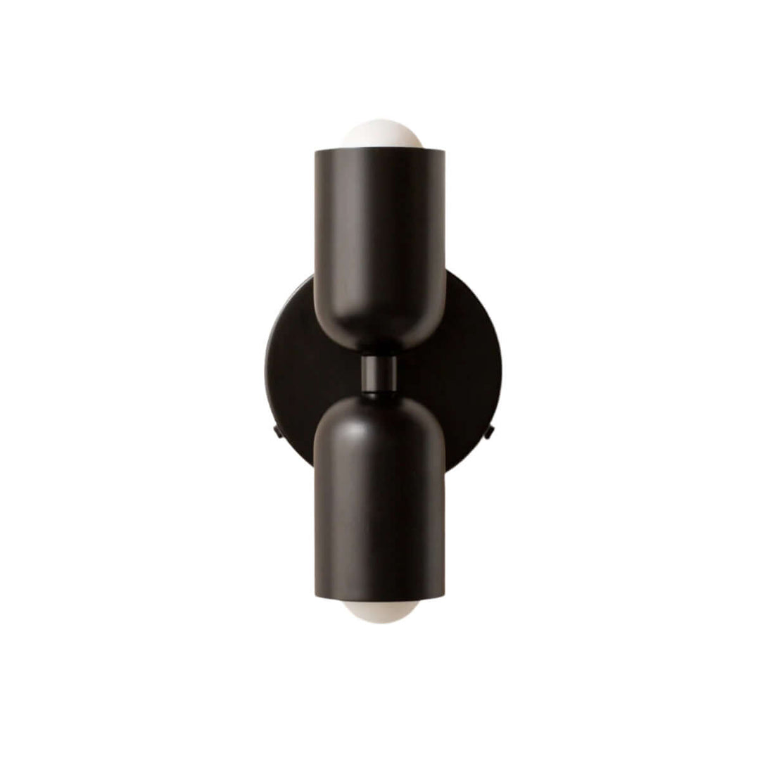 Doppelkopf Wandleuchte Vintage Metall Design