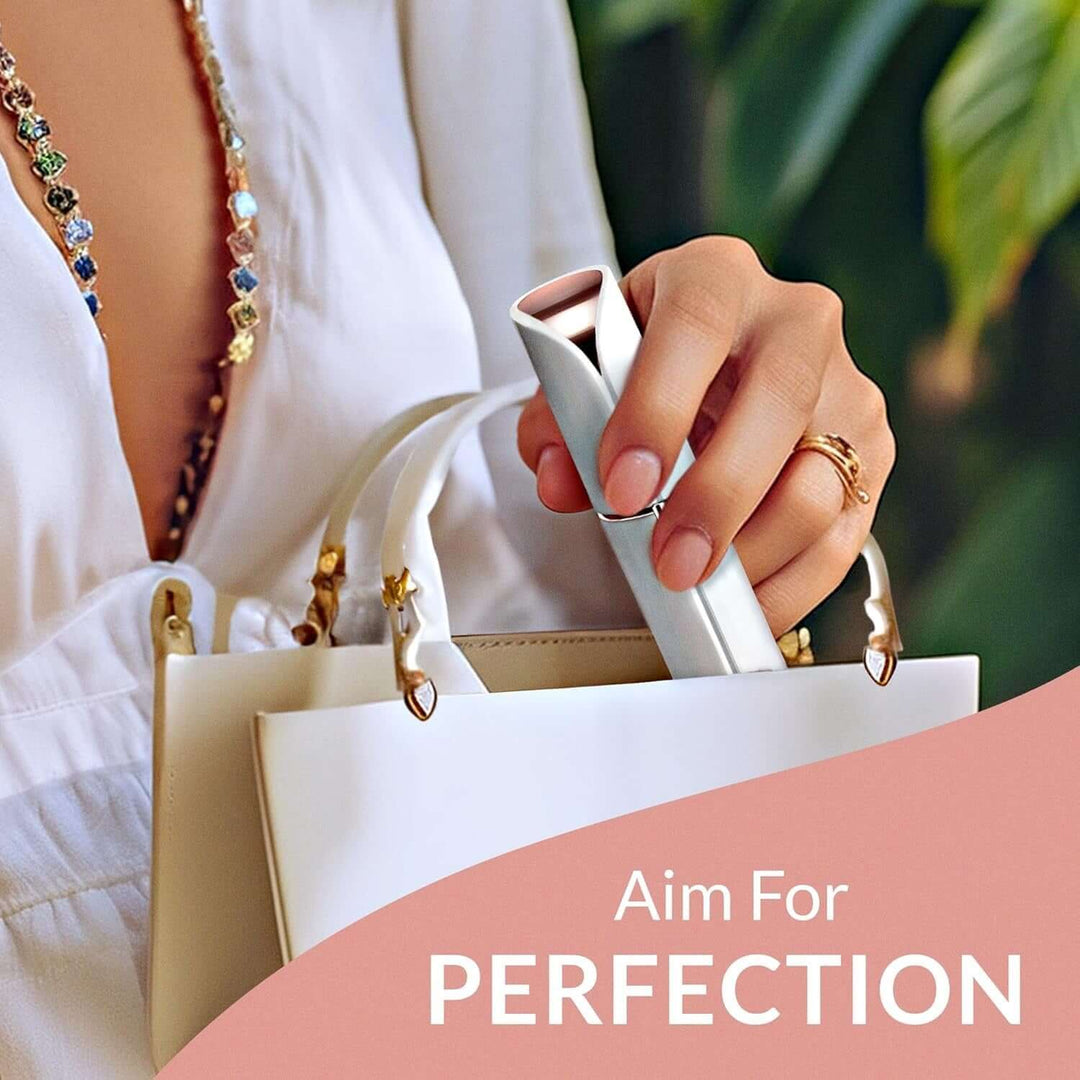 Elektrischer Gesichtshaarentferner für glatte Haut