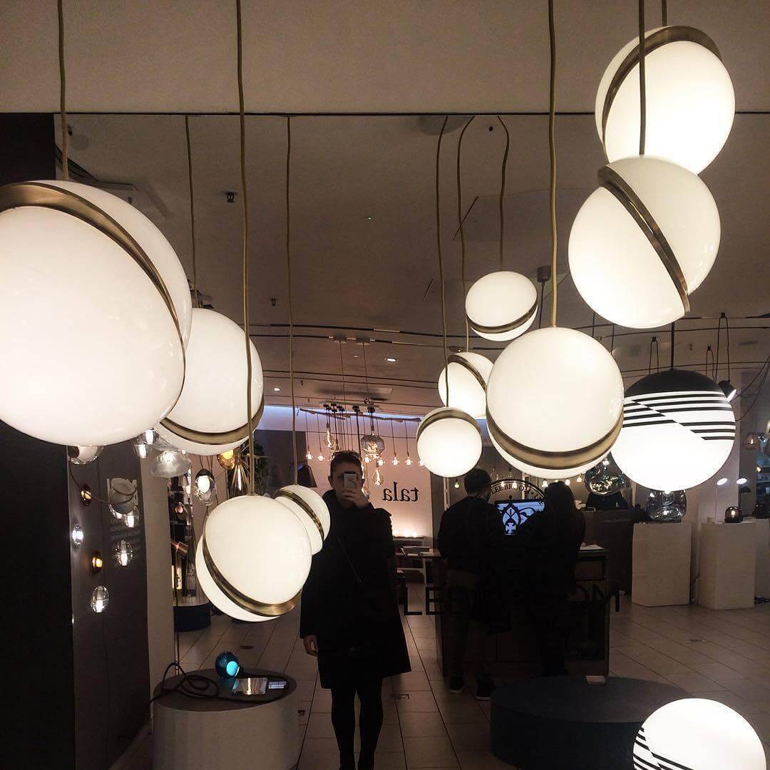 Mondförmige Pendelleuchte Modernes Design