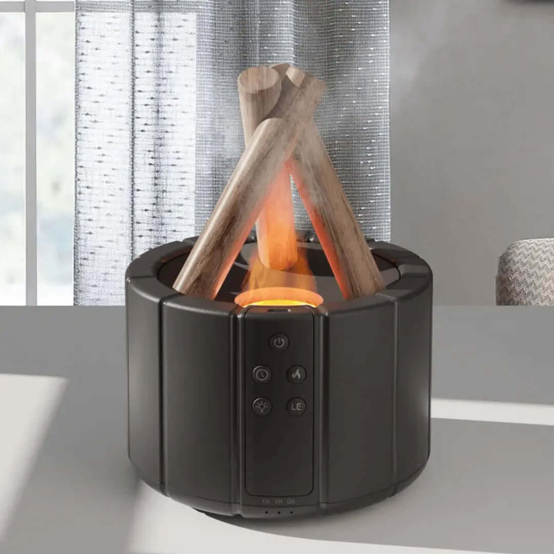 Humidificateur à ultrasons avec effet de flamme
