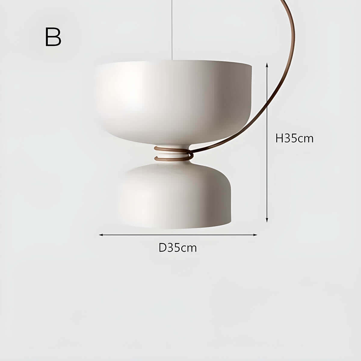 Geometrische LED Pendelleuchte Modernes Design