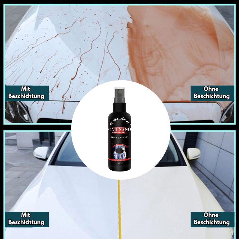 "50ml Autolack Kratzentferner mit Hochglanz Finish, schützt vor Kratzern, einfache Anwendung, kleines transparents Fläschchen