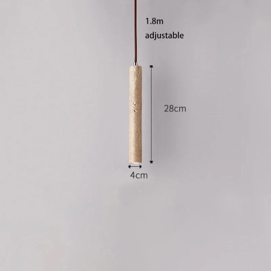 Lustres LED minimalistes de style Wabi-Sabi