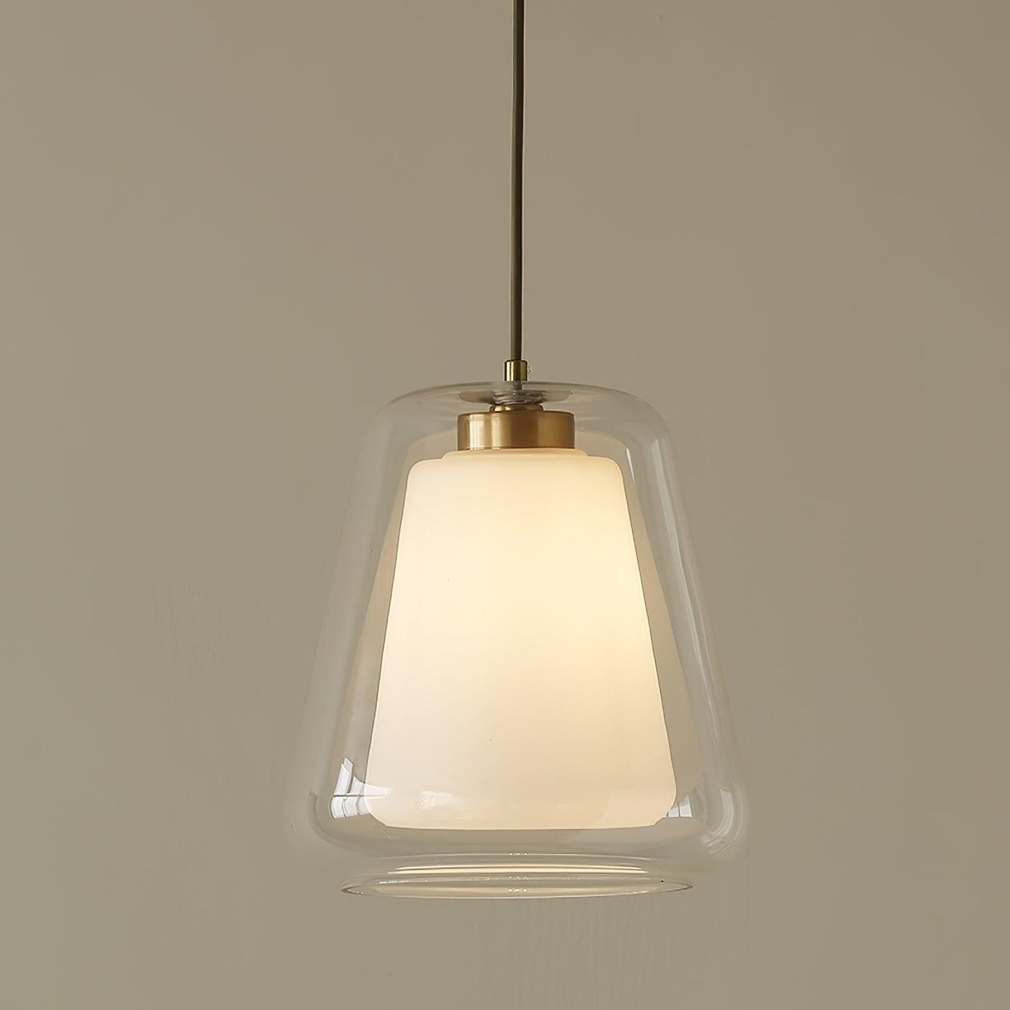 Moderne Glas-Pendelleuchte