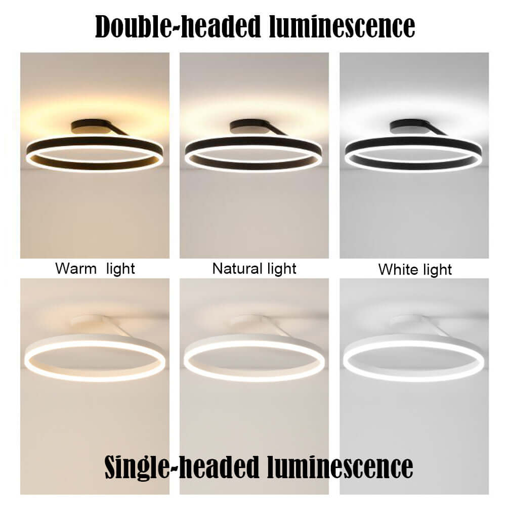Plafonnier LED moderne pour salon