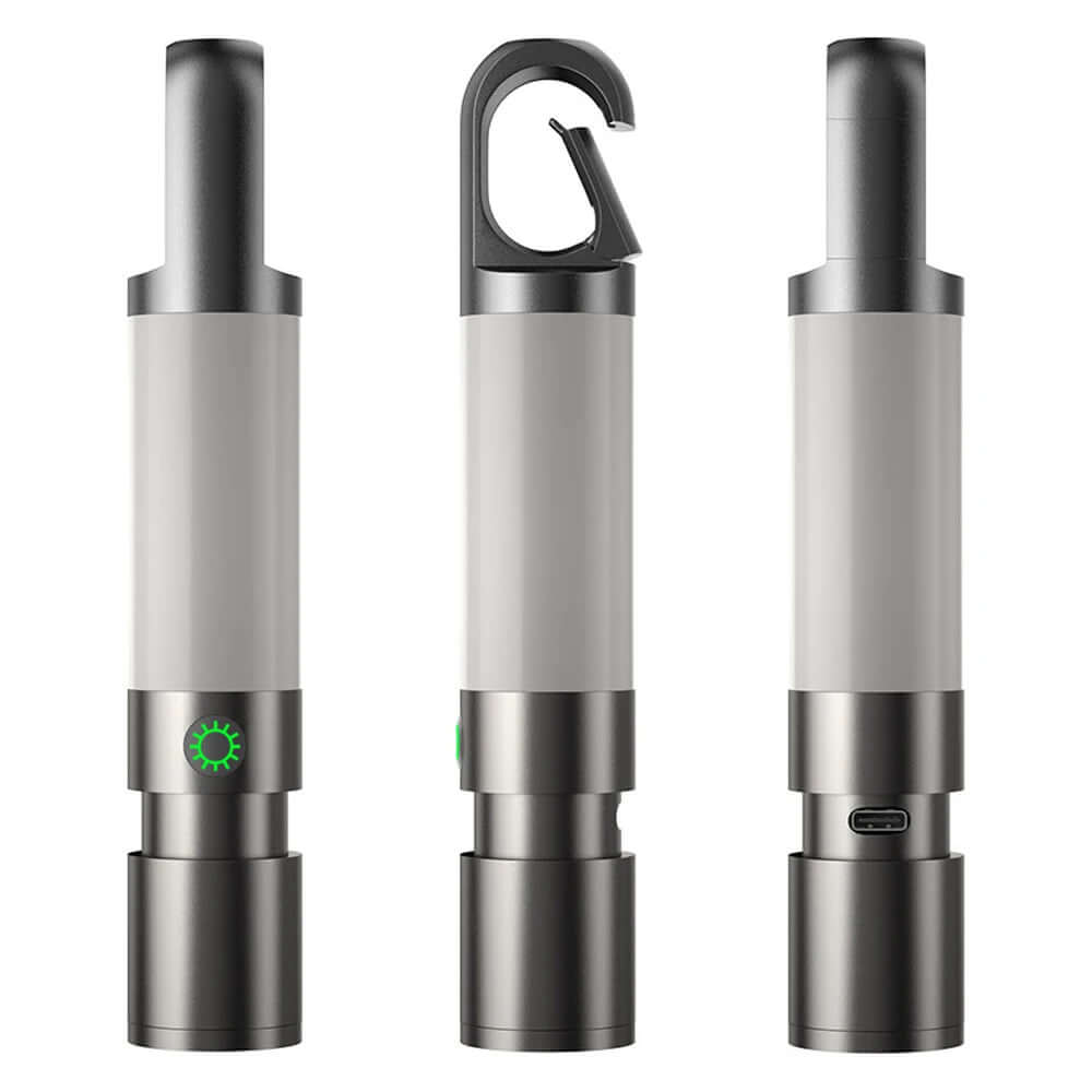 LED Taschenlampe, 1000 Lumen, 4 Modi, USB-C