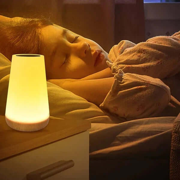 Lampe d'ambiance LED tactile à intensité variable