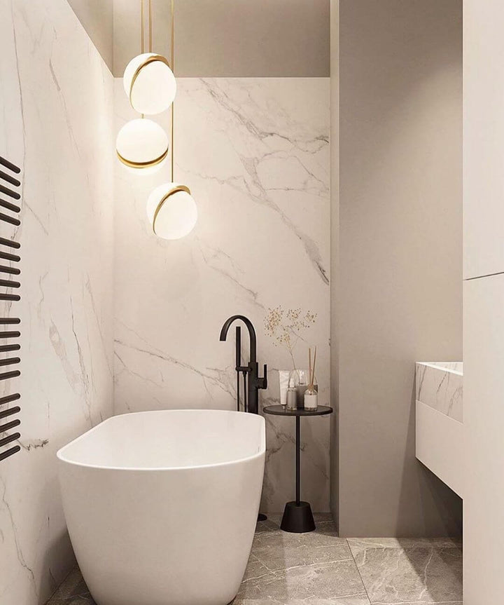 Suspension en forme de lune Design moderne