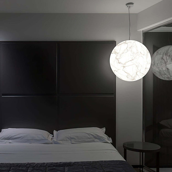 Suspension en soie Moon - design moderne