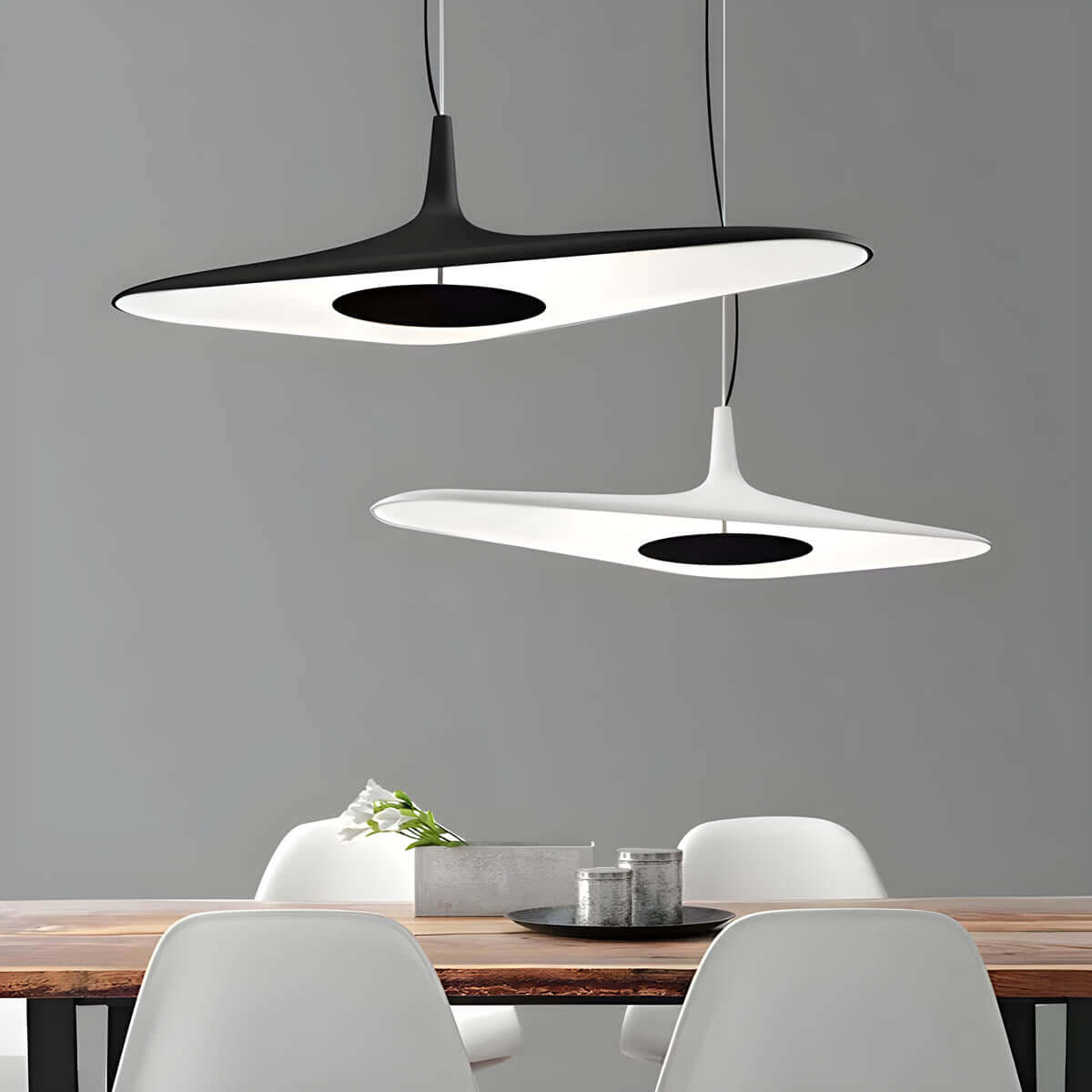 Designer-Pendelleuchte, Modernes Kunstharz, 60/80cm
