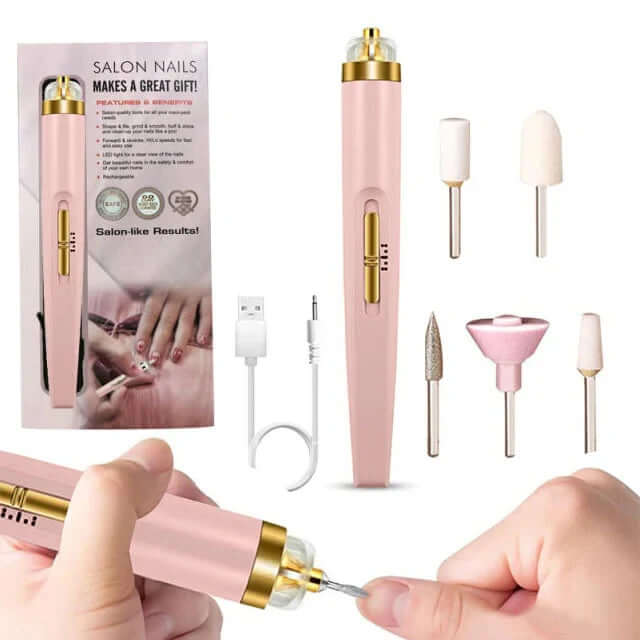 Elektrisches Nagelpolierset 5-in-1 Maniküre-Pediküre