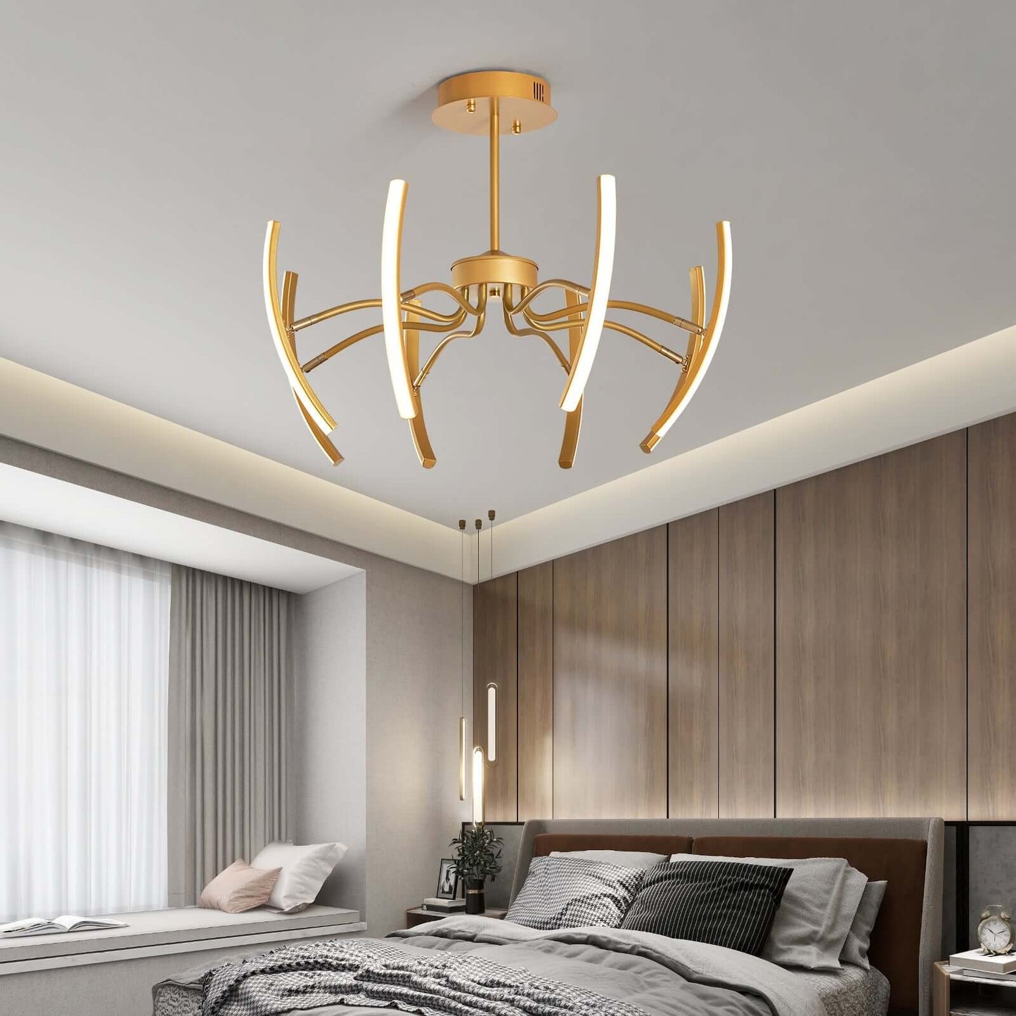 Moderne LED-Deckenleuchte