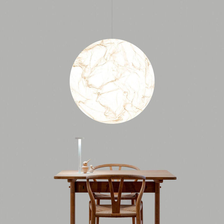 Suspension en soie Moon - design moderne
