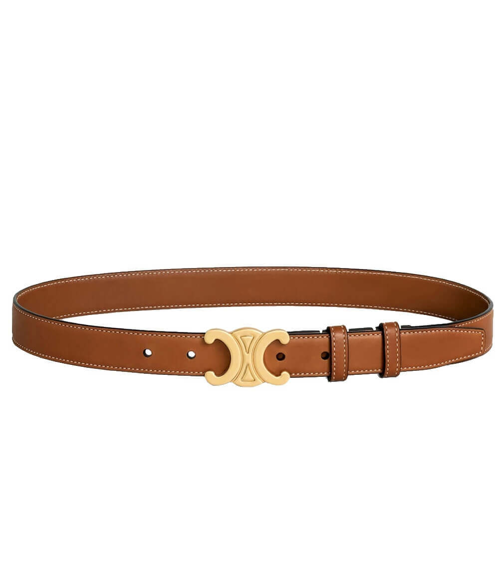 Ceinture en cuir vegan look vintage