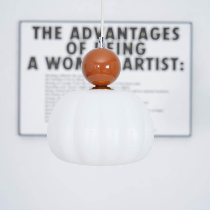 Suspension élégante en forme de citrouille, 14 cm