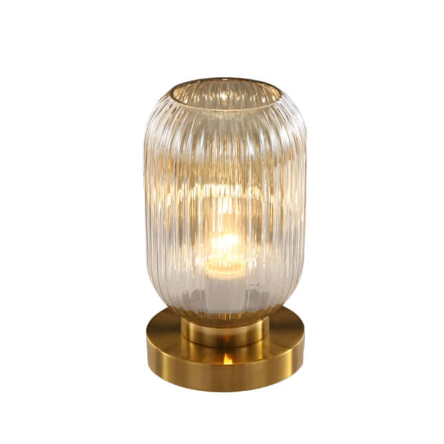 Lampe de table en cristal moderne