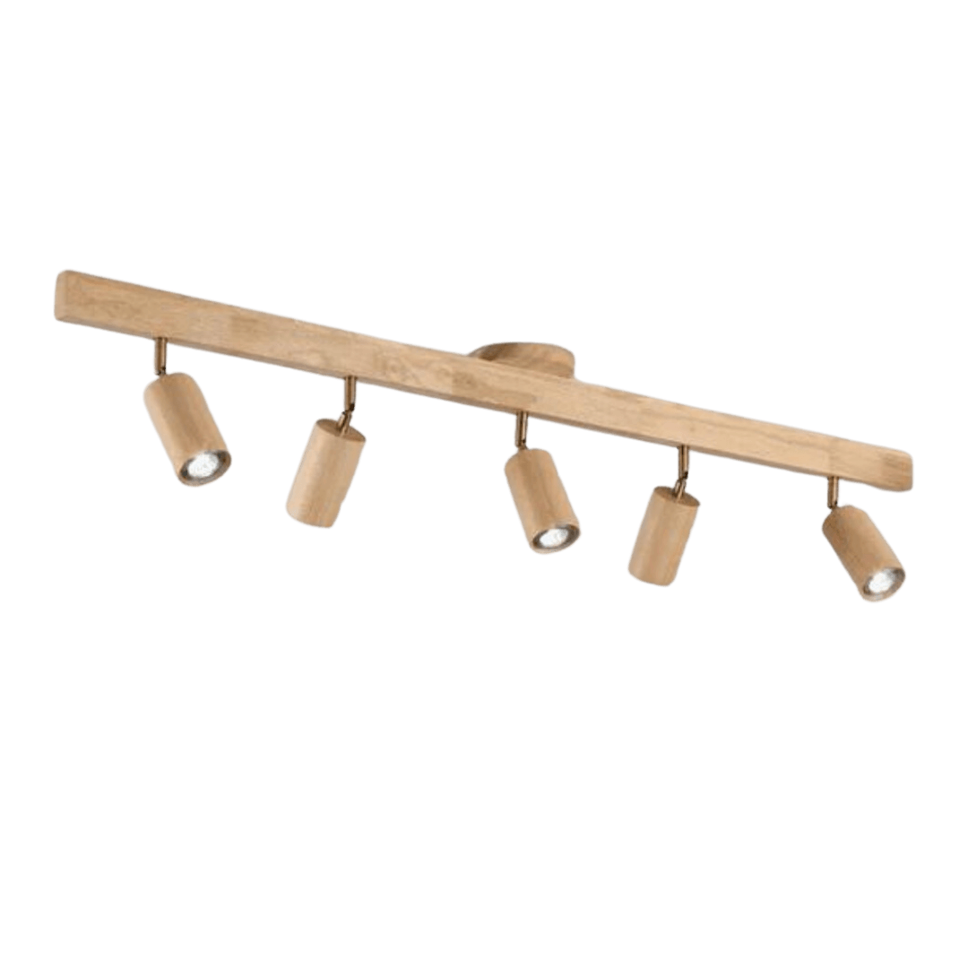 Spot de plafond orientable en bois EcoLux