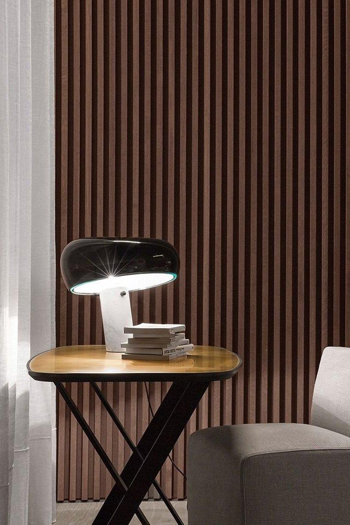 Lampe de table design en marbre