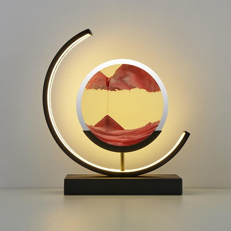 3D Sandbild Tischlampe - Dynamische Kunst